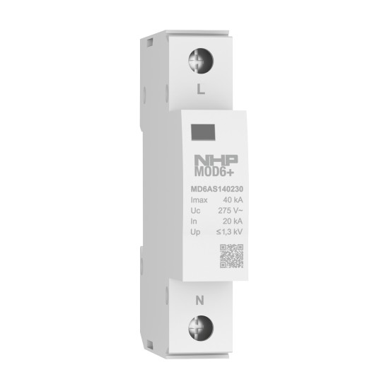 MOD6+ Surge Diverter 1Pole 40kA