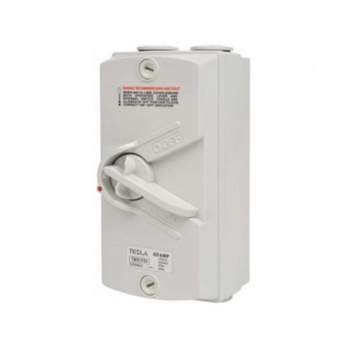 1-Pole, 63Amp IP56 Weather Proof Isolator Switch 1-Pole, 63Amp IP56 Weather Proof Isolator Switch