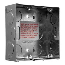 Clipsal Wall BoxMetal, 2 Gang Clipsal Wall BoxMetal, 2 Gang