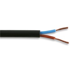 1mm 2-Core Circular Flex Black 1mm 2-Core Circular Flex Black