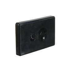Clipsal 2000 Series Single Switch Socket Outlet 250V, 10A, Black Clipsal 2000 Series Single Switch Socket Outlet 250V, 10A, Black