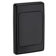 Clipsal 2000 Series Flush Surround and Gridplate, Flush Surround and Gridplate, Blank, Vertical/Horizontal Mount, Standard Size, Black