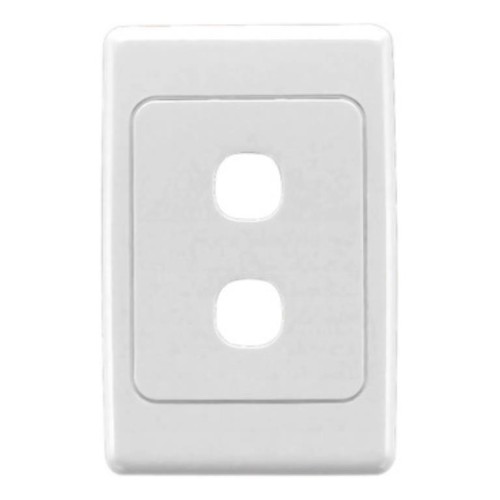 Clipsal 2000 Series Flush Surround and Grid Plate, 2 Gang, Vertical/Horizontal Mount, White Electric Clipsal 2000 Series Flush Surround and Grid Plate, 2 Gang, Vertical/Horizontal Mount, White Electric