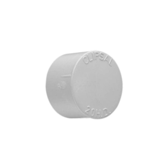 Clipsal Solid Fittings - PVC, Conduit Plugs - Plain, 16mm, Grey