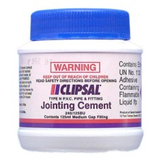 Clipsal PVC Medium Gap Filling Blue Cement, 125ml Bottle with Brush Clipsal PVC Medium Gap Filling Blue Cement, 125ml Bottle with Brush