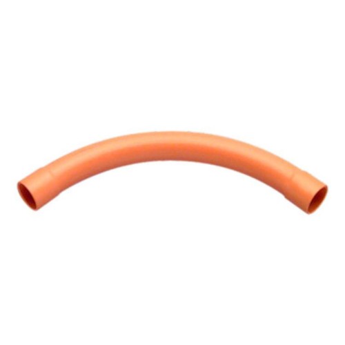 Clipsal Conduit Bend, Large Sweep, 90Deg, PVC, 25mm, Electric Orange Clipsal Conduit Bend, Large Sweep, 90Deg, PVC, 25mm, Electric Orange