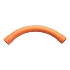 Clipsal Conduit Bend, Large Sweep, 90Deg, PVC, 63mm, Electric Orange Clipsal Conduit Bend, Large Sweep, 90Deg, PVC, 63mm, Electric Orange