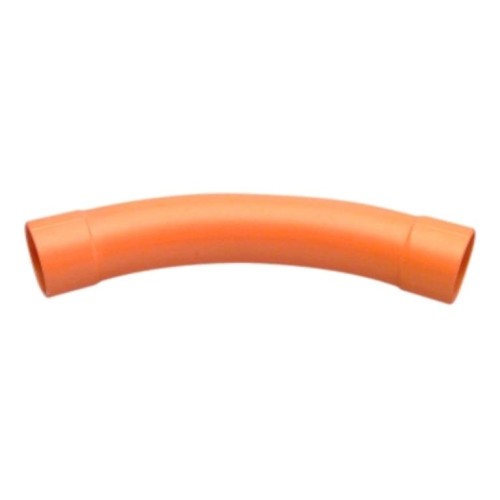 Clipsal Conduit Bend, Large Sweep, 45Deg, PVC, 50mm, Electric Orange Clipsal Conduit Bend, Large Sweep, 45Deg, PVC, 50mm, Electric Orange