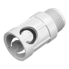 Clipsal Corrugated Conduit Adaptor, PVC, Grey Clipsal Corrugated Conduit Adaptor, PVC, Grey