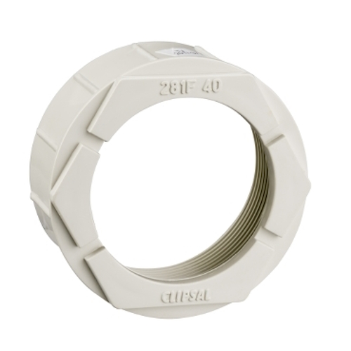 Clipsal Solid Fittings - PVC, Female Bushes, 40mm, Grey Clipsal Solid Fittings - PVC, Female Bushes, 40mm, Grey