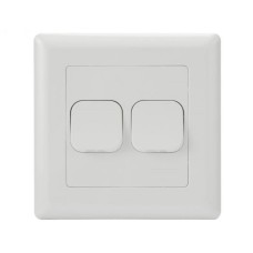 SW2/LDX - Large Dolly 2 Gang 16Amp Switch White SW2/LDX - Large Dolly 2 Gang 16Amp Switch White