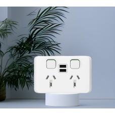 CLIPSAL ICONIC USB2 SW/SO CLIPSAL ICONIC USB2 SW/SO