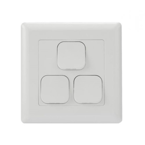 SW3/LDX - Large Dolly 3 Gang 16Amp Switch White SW3/LDX - Large Dolly 3 Gang 16Amp Switch White