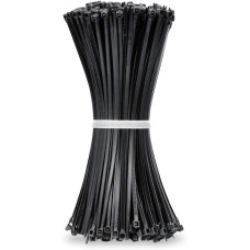 4.8mm x 200mm UV BLACK Cable Ties PK100 4.8mm x 200mm UV BLACK Cable Ties PK100