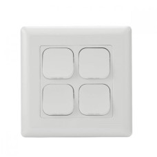 SW4/LDX - Large Dolly 4 Gang 16Amp Switch White SW4/LDX - Large Dolly 4 Gang 16Amp Switch White