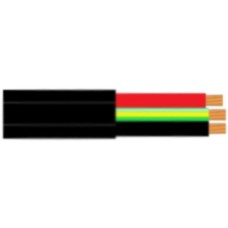 4mm Flat Twin+ Earth Black Sheath (Red, Black & E) 4mm Flat Twin+ Earth Black Sheath (Red, Black & E)