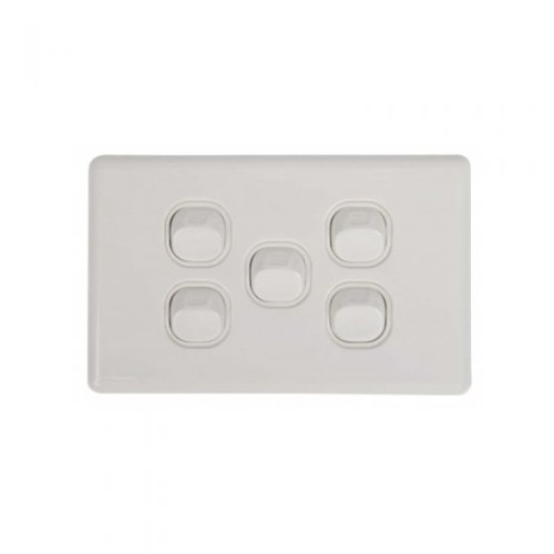 Tesla 5-Gang 10A Switch