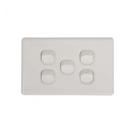 Tesla 5-Gang 10A Switch