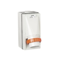 Clipsal - 56 Series Appliance Inlet IP66, 250V 32A - 3 Round Pins, Grey Clipsal - 56 Series Appliance Inlet IP66, 250V 32A - 3 Round Pins, Grey
