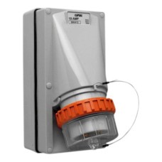 Clipsal - 56 Series Appliance Inlet 4 Round PIN, 10A, 500V, IP66, Grey Clipsal - 56 Series Appliance Inlet 4 Round PIN, 10A, 500V, IP66, Grey