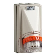 Clipsal - 56 Series Appliance Inlet 5 Round PIN, 20A, 500V, IP66, Grey Clipsal - 56 Series Appliance Inlet 5 Round PIN, 20A, 500V, IP66, Grey