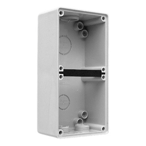 Clipsal - 56 Series, Mounting Enclosure, 2 Gang, Grey Clipsal - 56 Series, Mounting Enclosure, 2 Gang, Grey