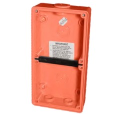 Clipsal - 56 Series, Mounting Enclosure, 2 Gang, Resistant Orange Clipsal - 56 Series, Mounting Enclosure, 2 Gang, Resistant Orange