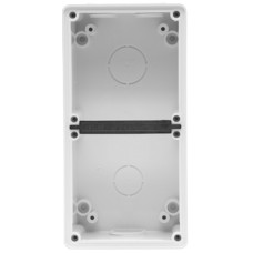 Clipsal - 56 Series, Mounting Enclosure, 2 Gang, Resistant White Clipsal - 56 Series, Mounting Enclosure, 2 Gang, Resistant White