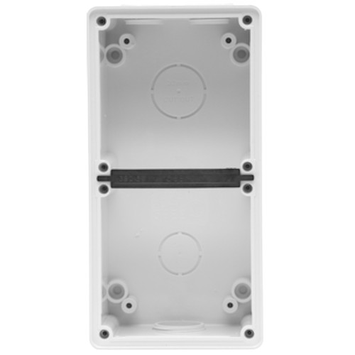 Clipsal - 56 Series, Mounting Enclosure, 2 Gang, Resistant White Clipsal - 56 Series, Mounting Enclosure, 2 Gang, Resistant White
