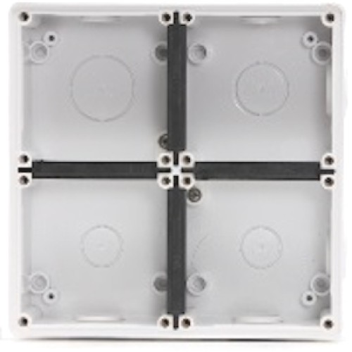 Clipsal - 56 Series, Mounting Enclosure, 4 Gang, Resistant White Clipsal - 56 Series, Mounting Enclosure, 4 Gang, Resistant White
