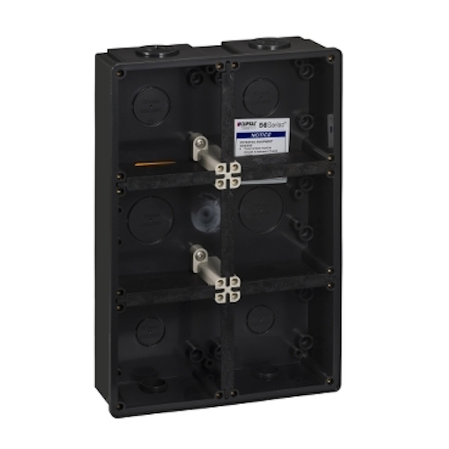 Clipsal - 56 Series, Mounting Enclosure, 6 Gang, Woolworths Grey Clipsal - 56 Series, Mounting Enclosure, 6 Gang, Woolworths Grey