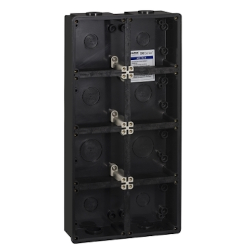 Clipsal - 56 Series, Mounting Enclosure, 8 Gang, Woolworths Grey Clipsal - 56 Series, Mounting Enclosure, 8 Gang, Woolworths Grey