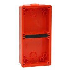 Clipsal - 56 Series, Mounting Back Box, Shallow, 2 Gang, Resistant Orange Clipsal - 56 Series, Mounting Back Box, Shallow, 2 Gang, Resistant Orange