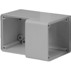 Clipsal - 56 Series, Mounting Back Box, 2 Gang, Vertical Socket Mounting, Grey Clipsal - 56 Series, Mounting Back Box, 2 Gang, Vertical Socket Mounting, Grey