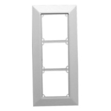 Clipsal - 56 Series Flush Surround 3 Gang, Grey