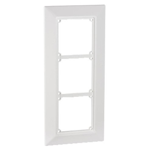 Clipsal - 56 Series Flush Surround 3 Gang, Resistant White Electric Clipsal - 56 Series Flush Surround 3 Gang, Resistant White Electric