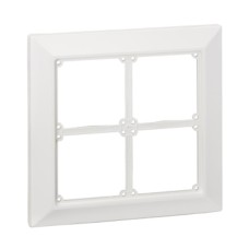 Clipsal - 56 Series Flush Surround 4 Gang, Resistant White Electric Clipsal - 56 Series Flush Surround 4 Gang, Resistant White Electric