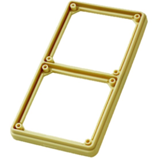 Clipsal - 56 Series, High Pressure Water Gasket, Two Piece, 2 Gang Cover, Cream Clipsal - 56 Series, High Pressure Water Gasket, Two Piece, 2 Gang Cover, Cream