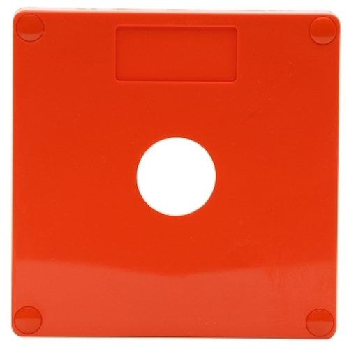 Clipsal - 56 Series, Lid, 1 Gang with 1 X 22mm Diameter Aperture, Resistant Orange Clipsal - 56 Series, Lid, 1 Gang with 1 X 22mm Diameter Aperture, Resistant Orange