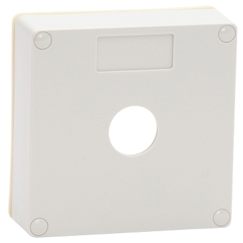 Clipsal - 56 Series, Lid, 1 Gang with 1 X 22mm Diameter Aperture, Resistant White Clipsal - 56 Series, Lid, 1 Gang with 1 X 22mm Diameter Aperture, Resistant White