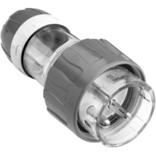 Clipsal - 56 Series, Straight Plugs - IP66, 250V 20A - 3 Round Pins, Grey Clipsal - 56 Series, Straight Plugs - IP66, 250V 20A - 3 Round Pins, Grey