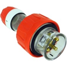 Clipsal - 56 Series, Straight Plugs - IP66, 500V 20A - 4 Round Pins, Electric Orange Clipsal - 56 Series, Straight Plugs - IP66, 500V 20A - 4 Round Pins, Electric Orange