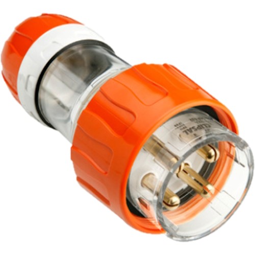 Clipsal - 56 Series, Straight Plugs - IP66, 500V 40A - 4 Round Pins, Electric Orange Clipsal - 56 Series, Straight Plugs - IP66, 500V 40A - 4 Round Pins, Electric Orange