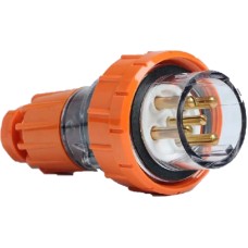 Clipsal - 56 Series, Straight Plugs - IP66, 500V 10A - 5 Round Pins, Resistant Orange Clipsal - 56 Series, Straight Plugs - IP66, 500V 10A - 5 Round Pins, Resistant Orange