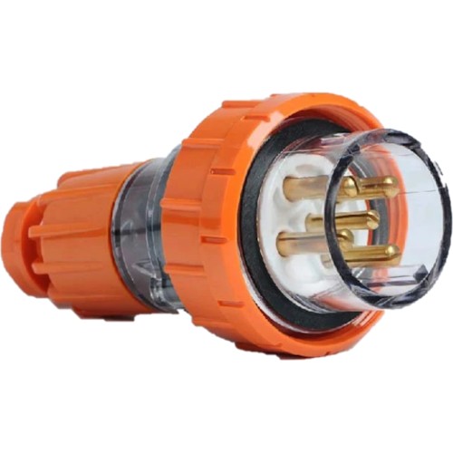 Clipsal - 56 Series, Straight Plugs - IP66, 500V 10A - 5 Round Pins, Resistant Orange Clipsal - 56 Series, Straight Plugs - IP66, 500V 10A - 5 Round Pins, Resistant Orange