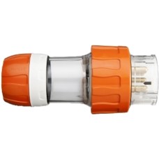 Clipsal - 56 Series, Straight Plugs - IP66, 500V 32A - 5 Round Pins, Electric Orange Clipsal - 56 Series, Straight Plugs - IP66, 500V 32A - 5 Round Pins, Electric Orange