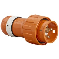 Clipsal - 56 Series, Straight Plugs - IP66, 500V 32A - 5 Round Pins, Resistant Orange Clipsal - 56 Series, Straight Plugs - IP66, 500V 32A - 5 Round Pins, Resistant Orange