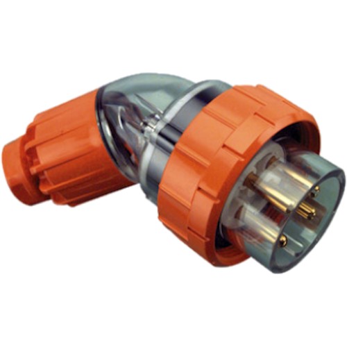 Clipsal - 56 Series, Plug, Angled, 16A, 500V, IP66, Unique Key, Electric Orange Clipsal - 56 Series, Plug, Angled, 16A, 500V, IP66, Unique Key, Electric Orange