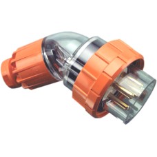 Clipsal - 56 Series, Angle Plugs - IP66, 500V 20A - 4 Round Pins, Resistant Orange Clipsal - 56 Series, Angle Plugs - IP66, 500V 20A - 4 Round Pins, Resistant Orange