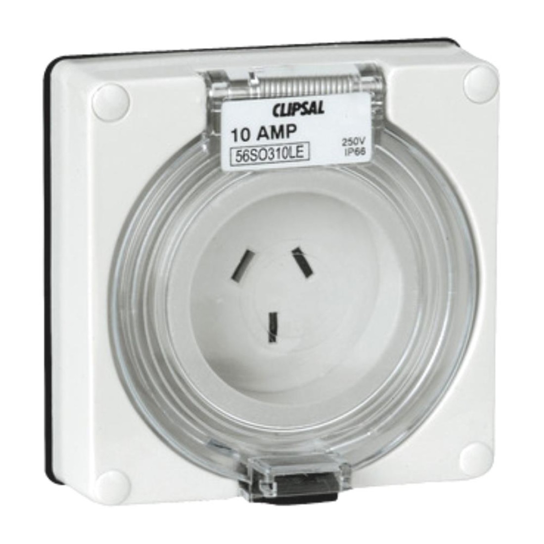 Socket Outlet Rell 56SO310LE-RW SOCKET O'LET SURF 3PIN 10A L/E ( 1)